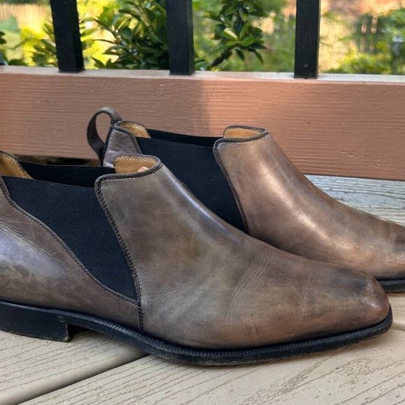 Berluti Brown Leather Chukka Ankle Boots Men\'s sz 7.5 main image 4